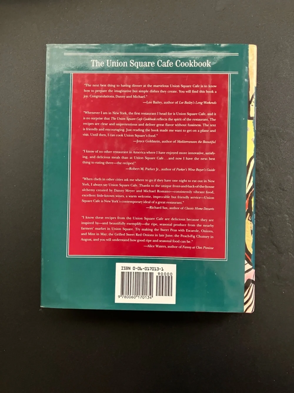 The Union Square Cafe Cookbook New York City Recipe Hardcover Book First Edition